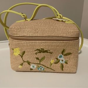 Longchamp Longchamp Le Pliage Xtra Vanity Xs  Woven Canvas Crossbody